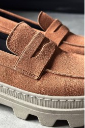 Mens Loafer - Tan Suede - 779