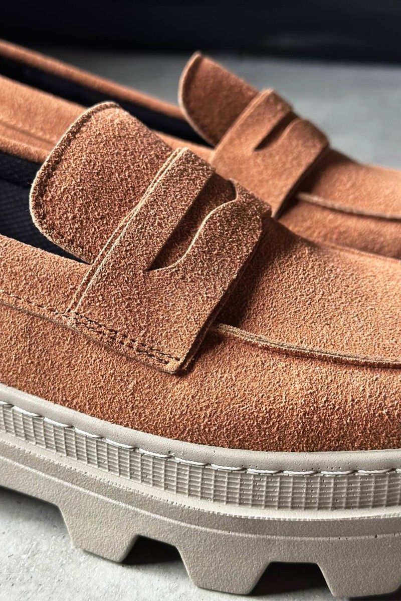 Mens Loafer - Tan Suede - 779