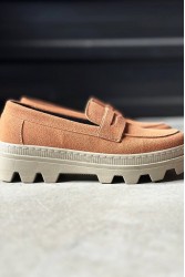 Mens Loafer - Tan Suede - 779