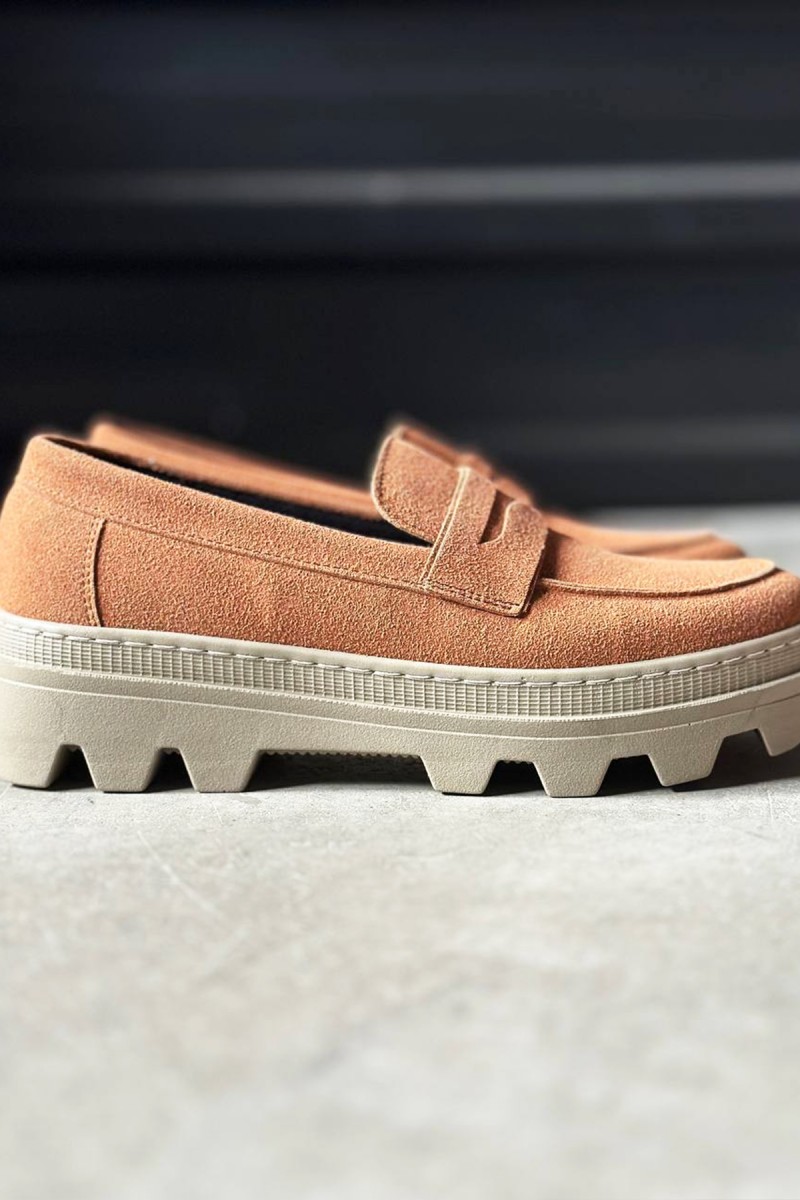 Mens Loafer - Tan Suede - 779