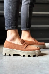 Mens Loafer - Tan Suede - 779