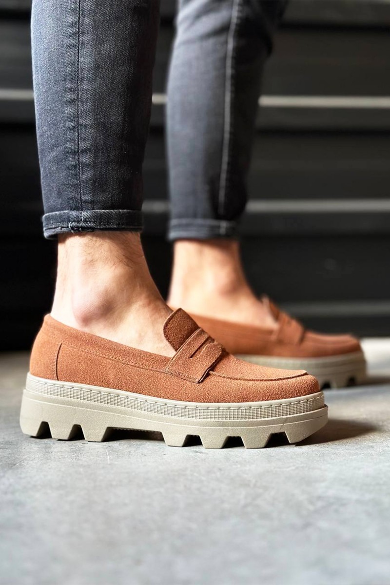 Mens Loafer - Tan Suede - 779