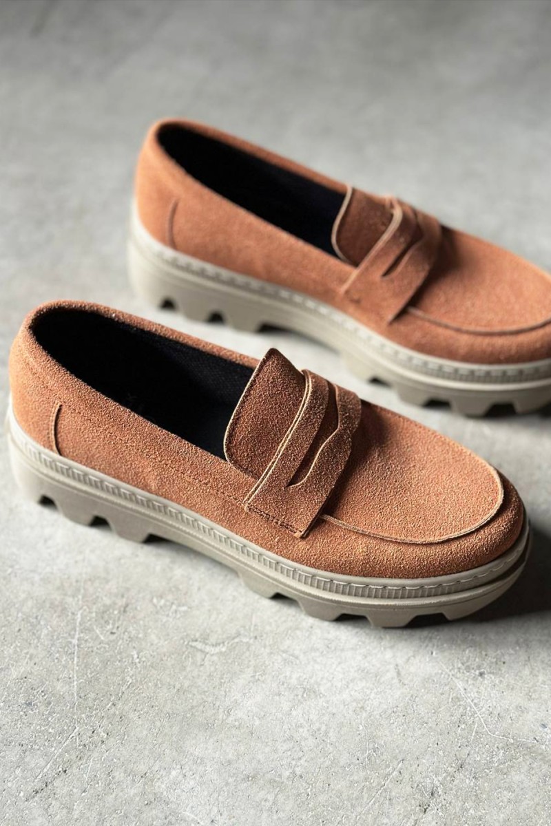 Mens Loafer - Tan Suede - 779