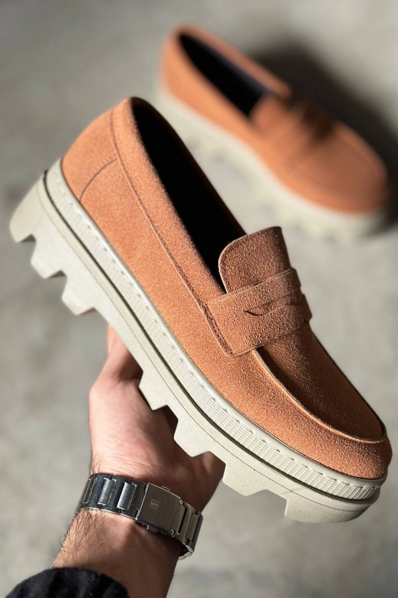 Mens Loafer - Tan Suede - 779