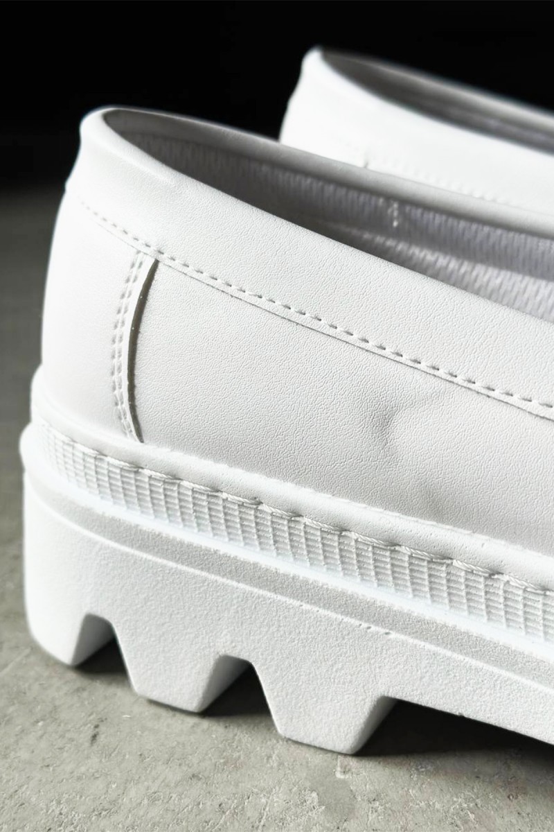 Mens Loafer - White - 779