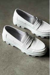 Mens Loafer - White - 779