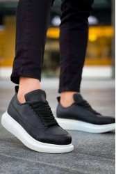 Mens Sneakers - Black White - 814