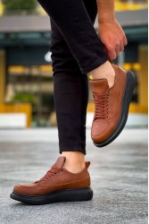 Mens Sneakers - Tan Black - 814