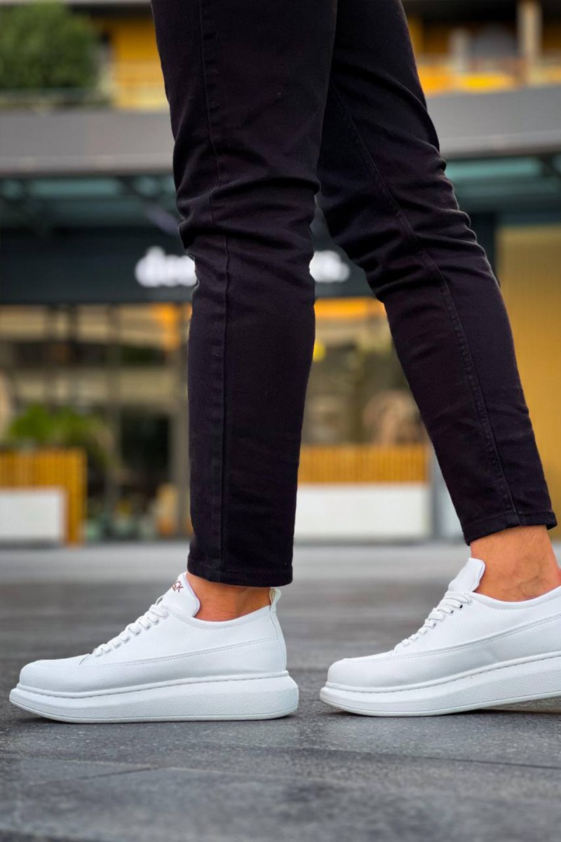 Mens Sneakers - White - 814