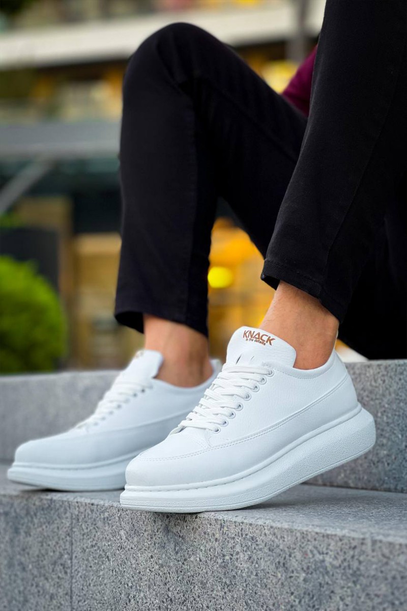 Mens Sneakers - White - 814