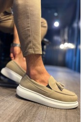 Mens Classic Shoes - Mink - 818
