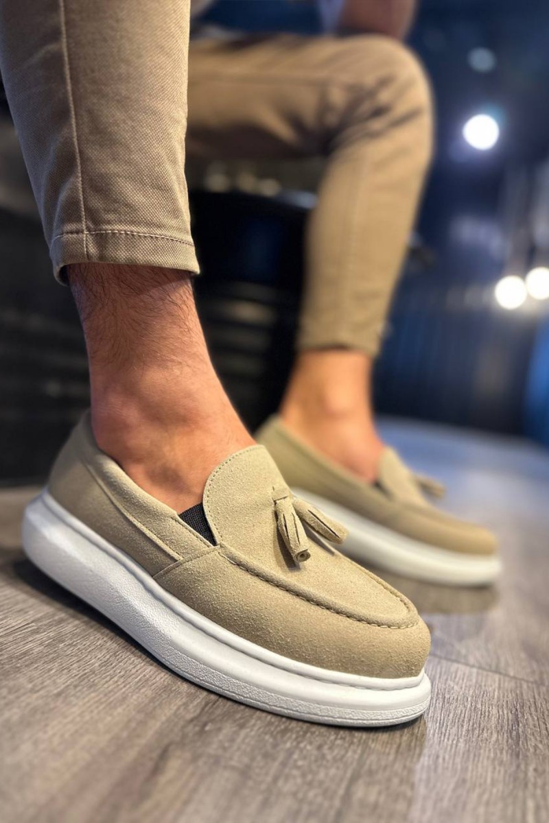 Mens Classic Shoes - Mink - 818