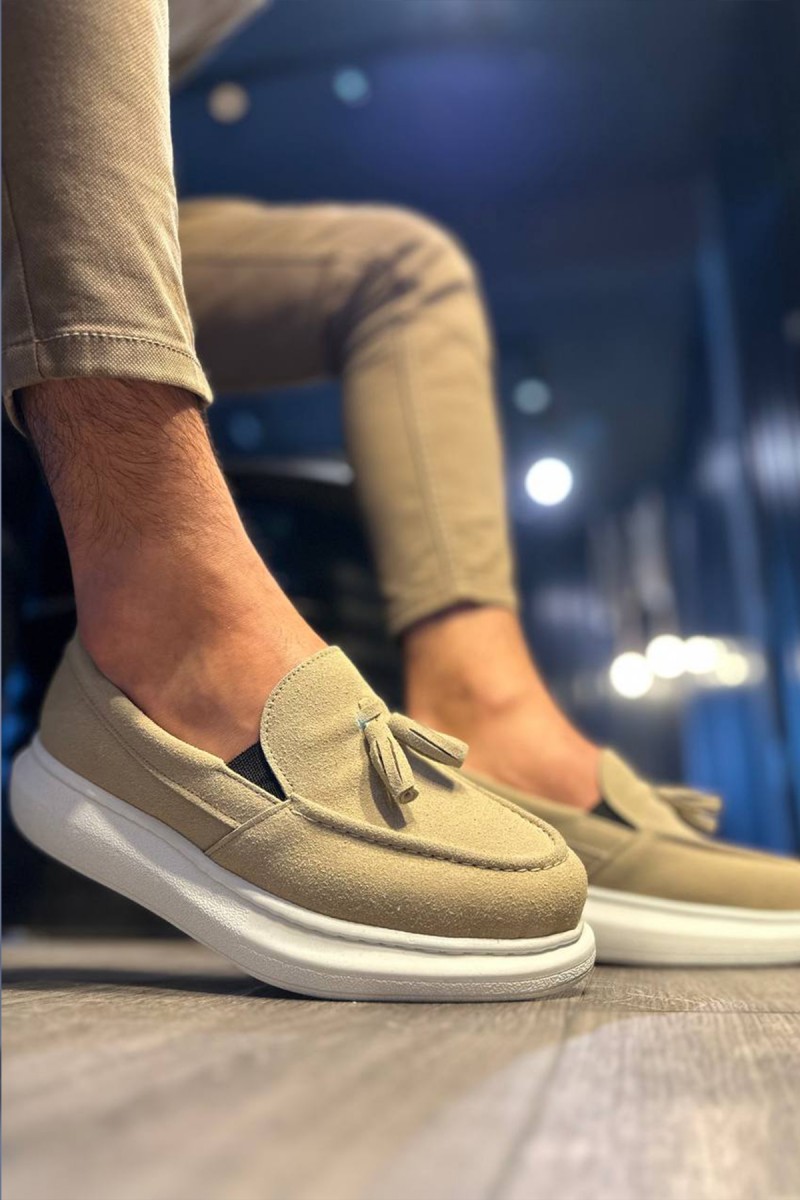 Mens Classic Shoes - Mink - 818