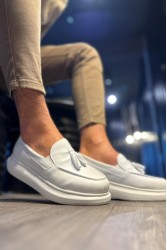 Mens Classic Shoes - White - 818
