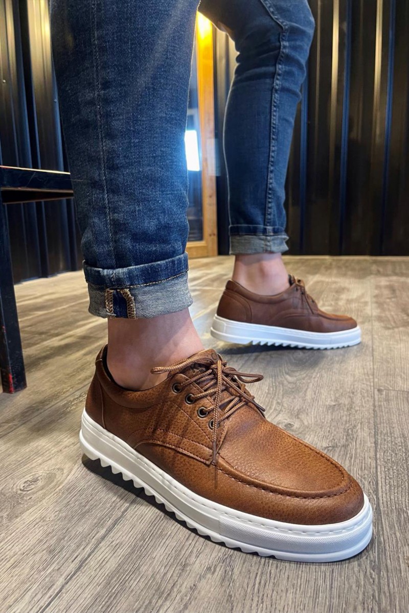 Mens Casual Shoes - Tan - T12