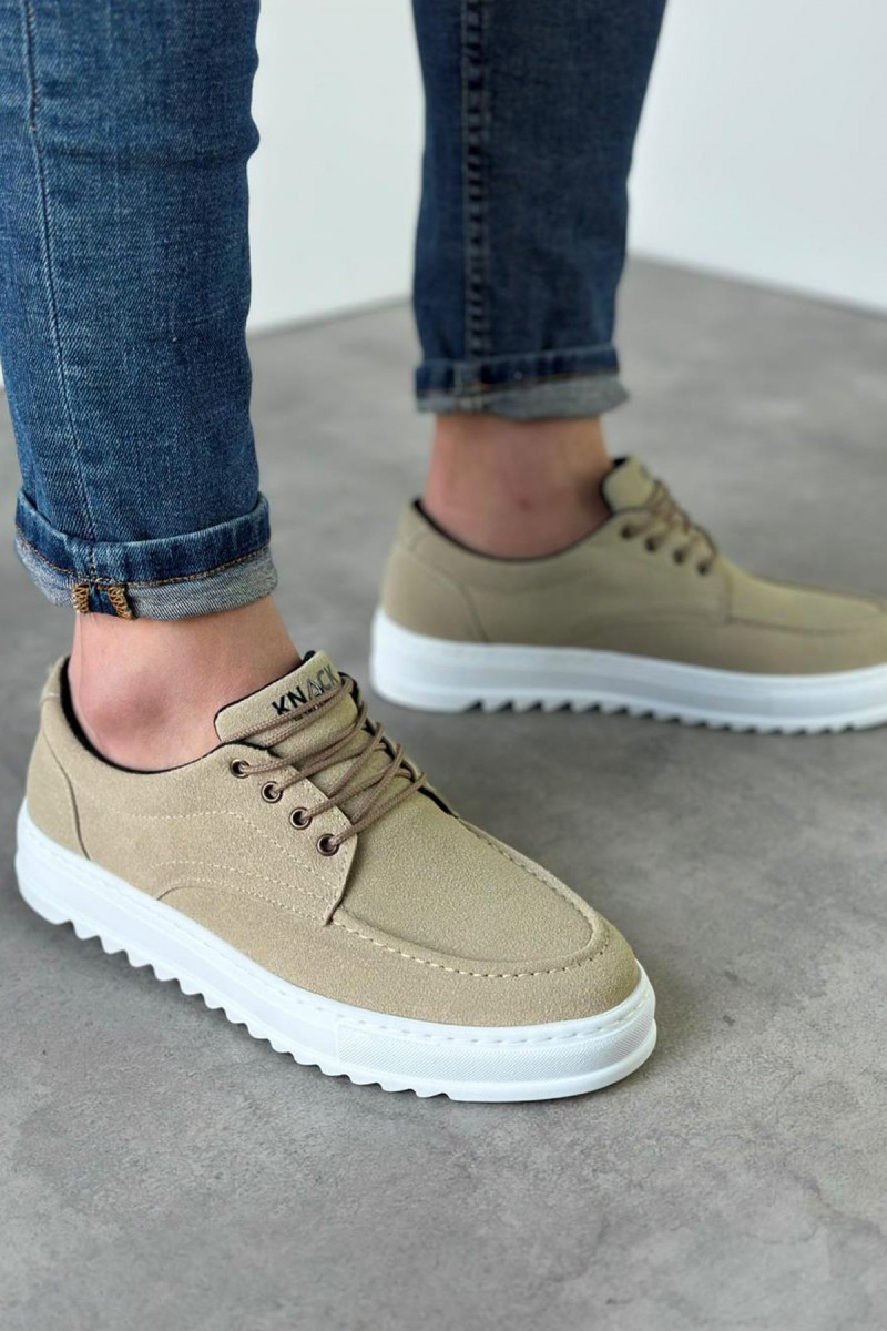 Mens Casual Shoes - Beige - T12