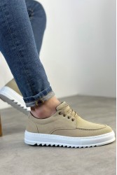 Mens Casual Shoes - Beige - T12