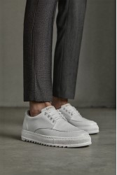 Mens Casual Shoes - White - T12