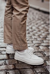 Mens Casual Shoes - White - T12