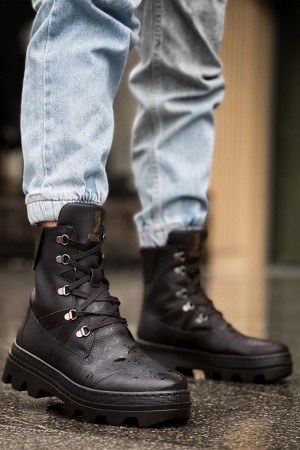Men’s Boots - Black - 14