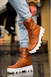Men’s Boots - Tan - 14