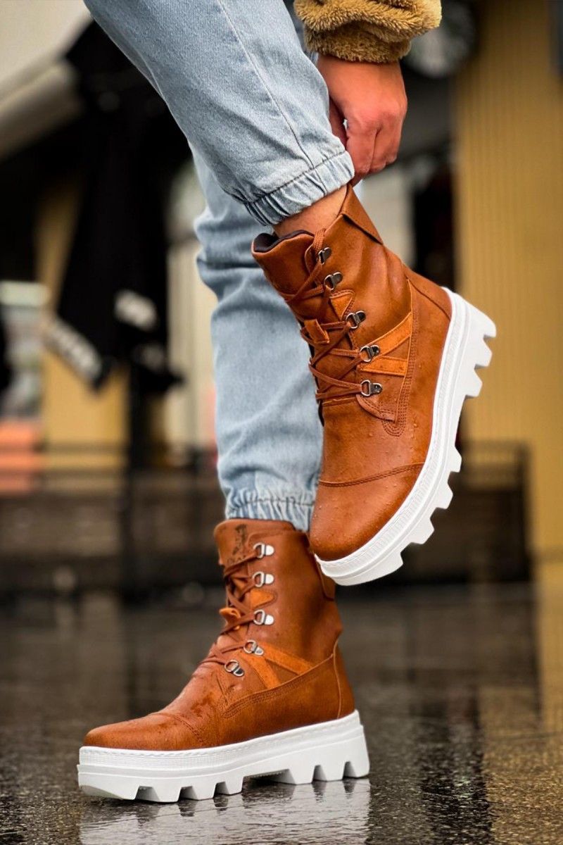 Men’s Boots - Tan - 14