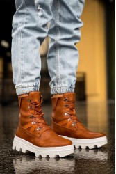 Men’s Boots - Tan - 14