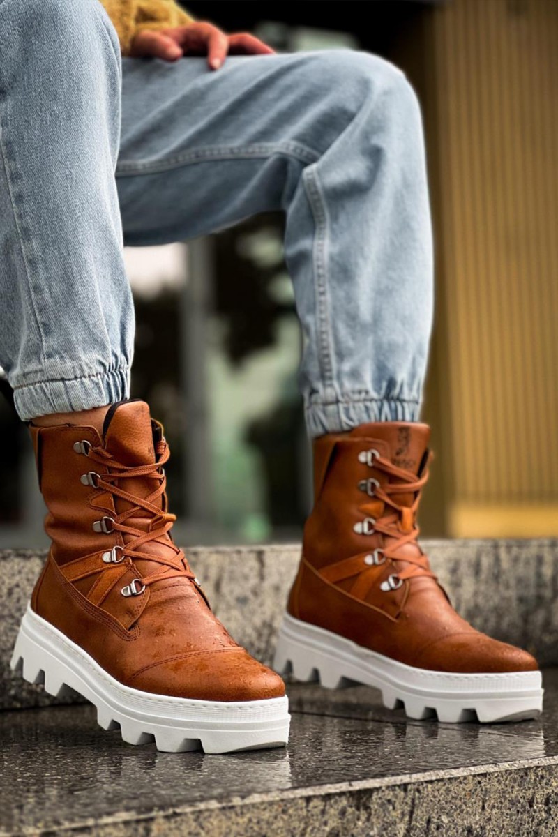 Men’s Boots - Tan - 14