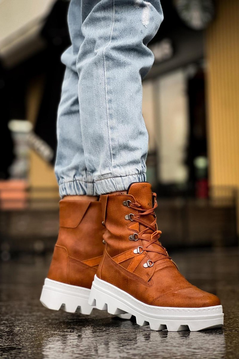 Men’s Boots - Tan - 14