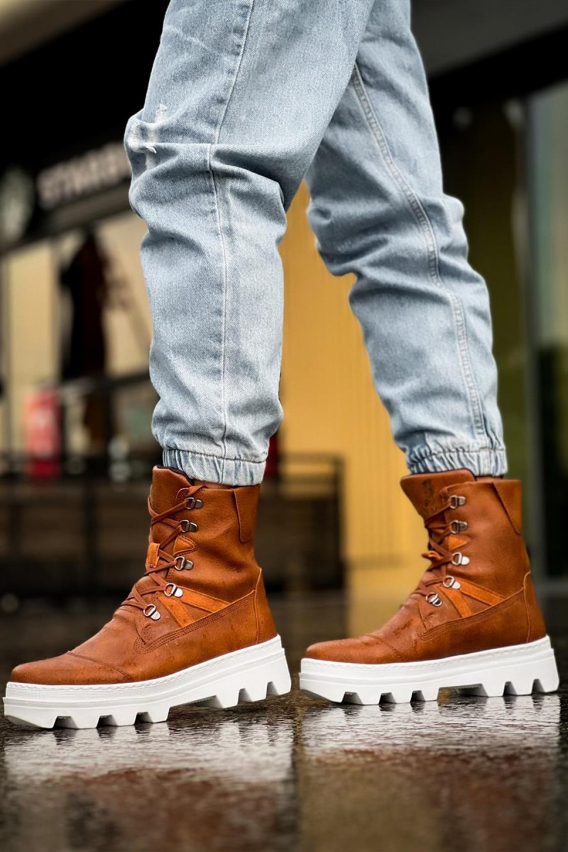 Men’s Boots - Tan - 14