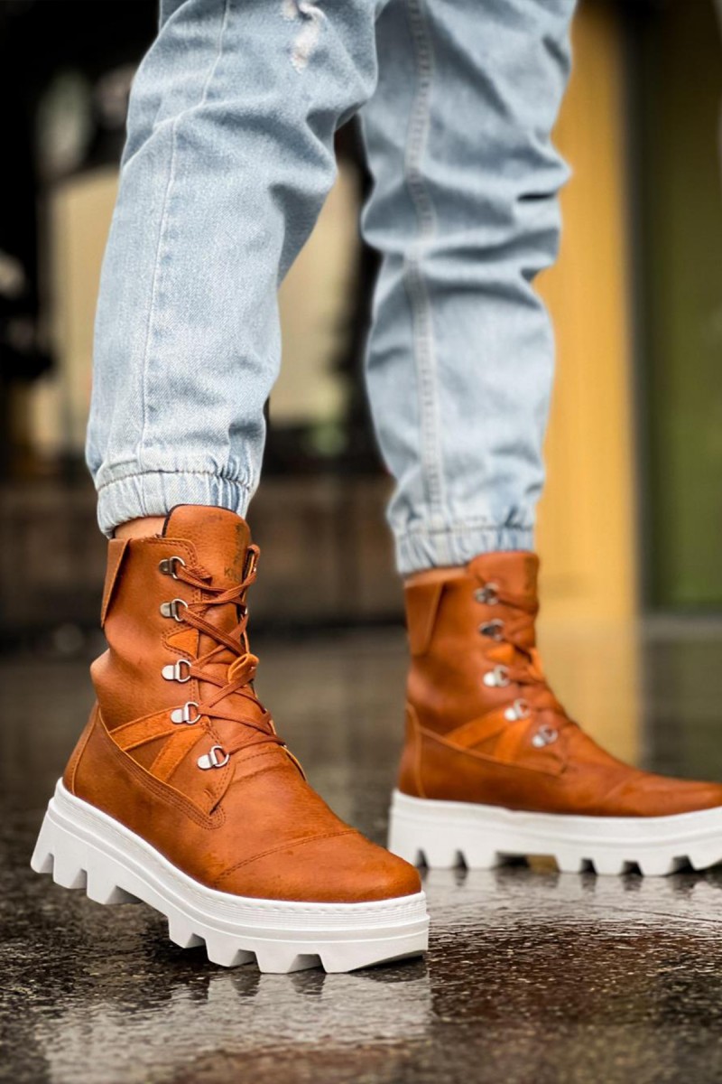 Men’s Boots - Tan - 14