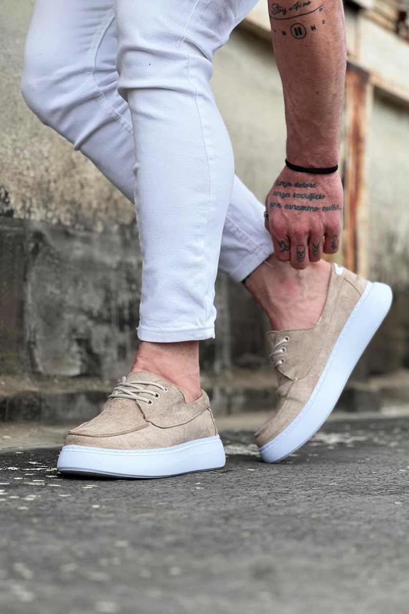 Men’s Casual Shoes - Beige - 508