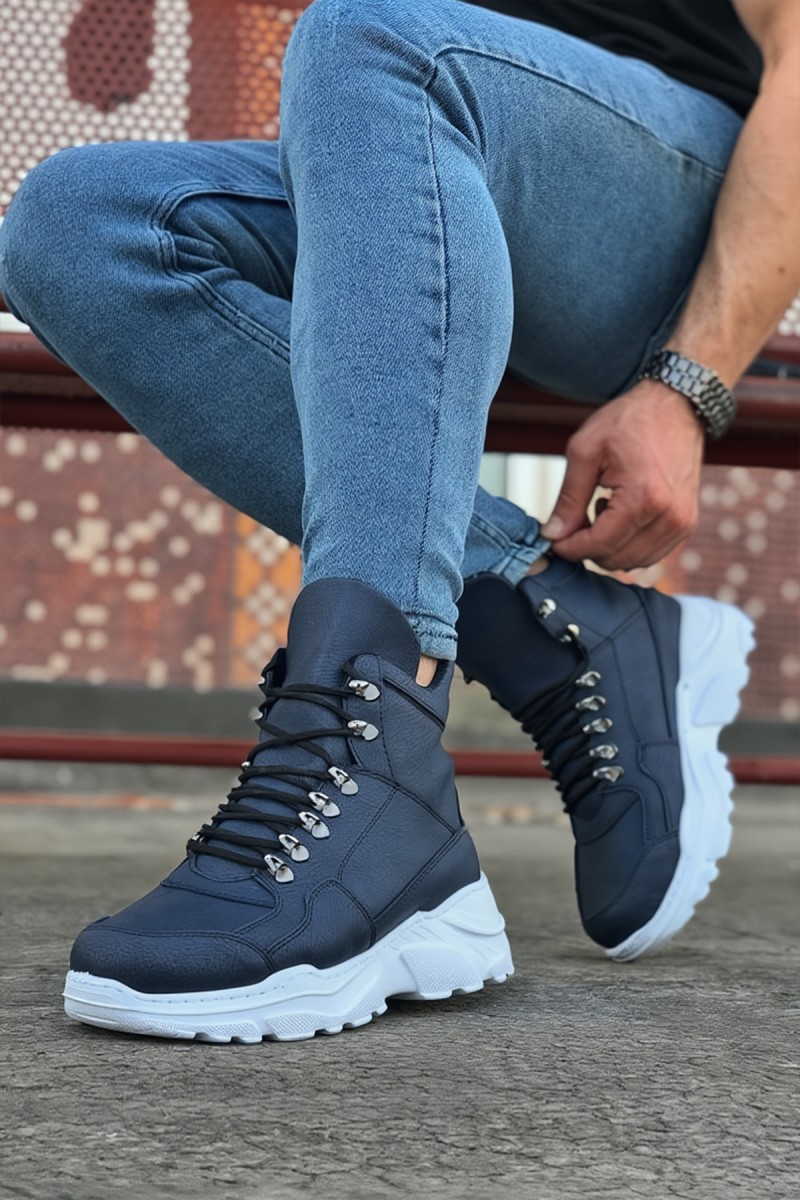 Mens Boots - Dark Blue - 07