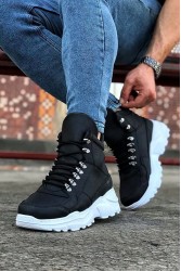 Men’s Boots - Black White - 07