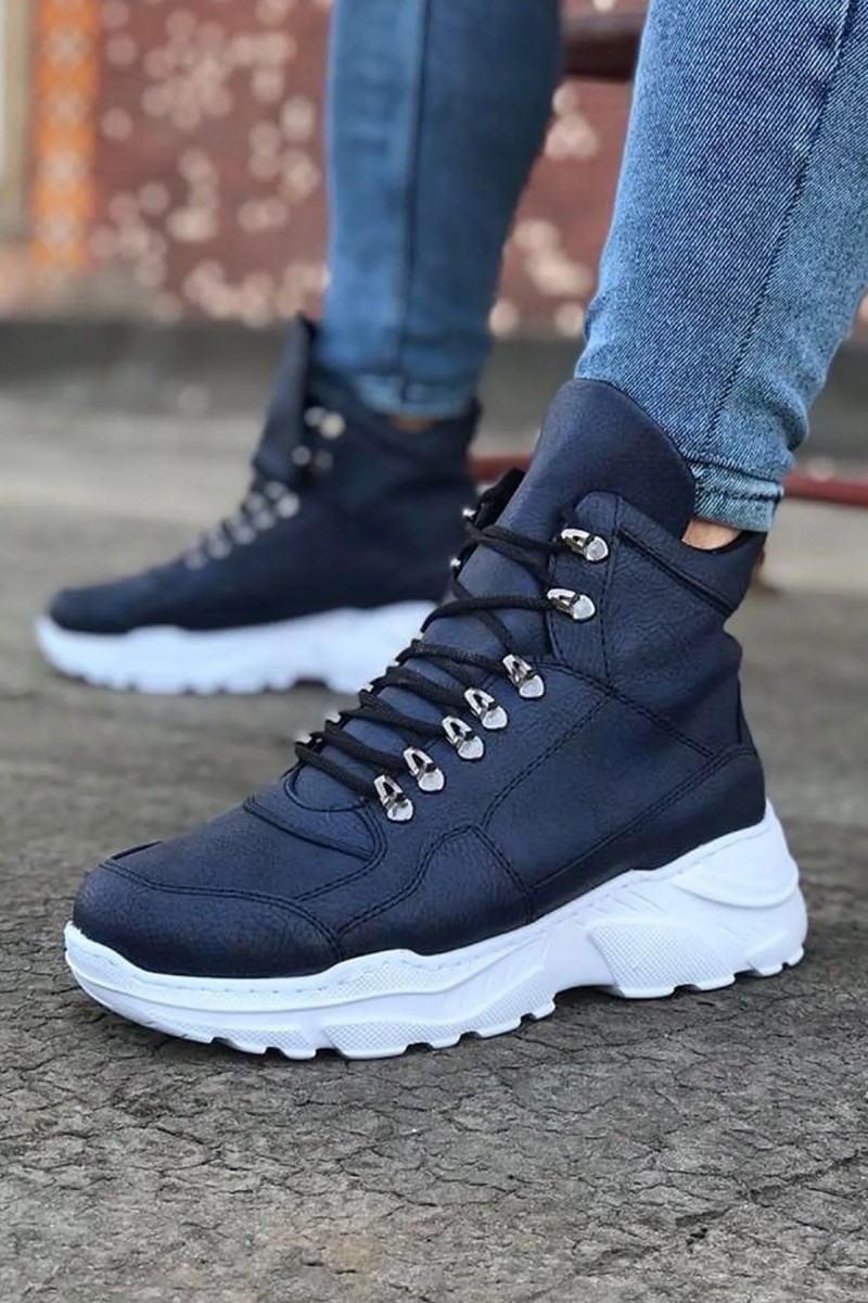 Mens Boots - Dark Blue - 07