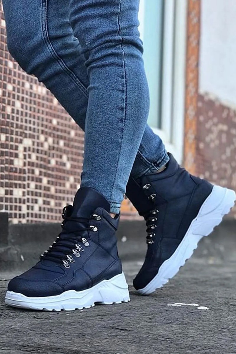 Mens Boots - Dark Blue - 07