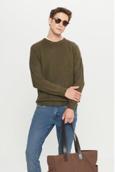 Men's Knit Sweater - Khaki - 003