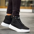 Mens Boots - Black White - 0321
