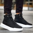 Mens Boots - Black White - 0321