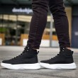 Mens Boots - Black White - 0321