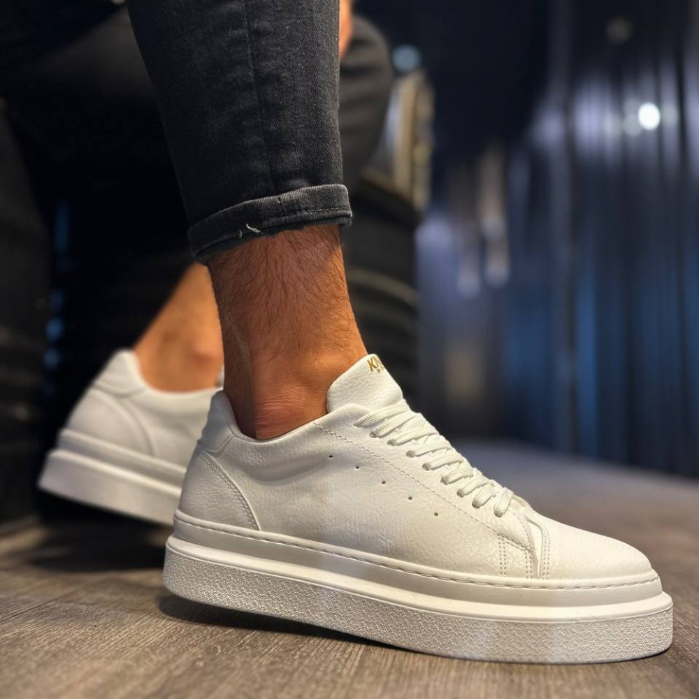 Mens Sneakers - White - 421