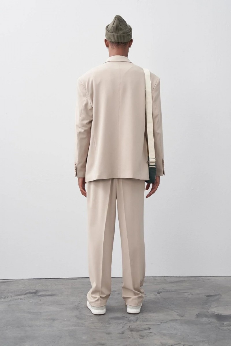 Men's Suit  - Beige - 30 - 821