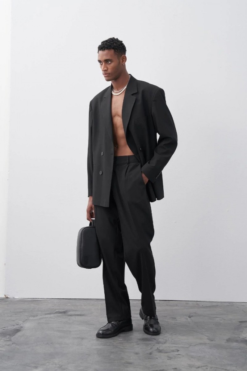 Men's Suit  - Black - 30 - 821