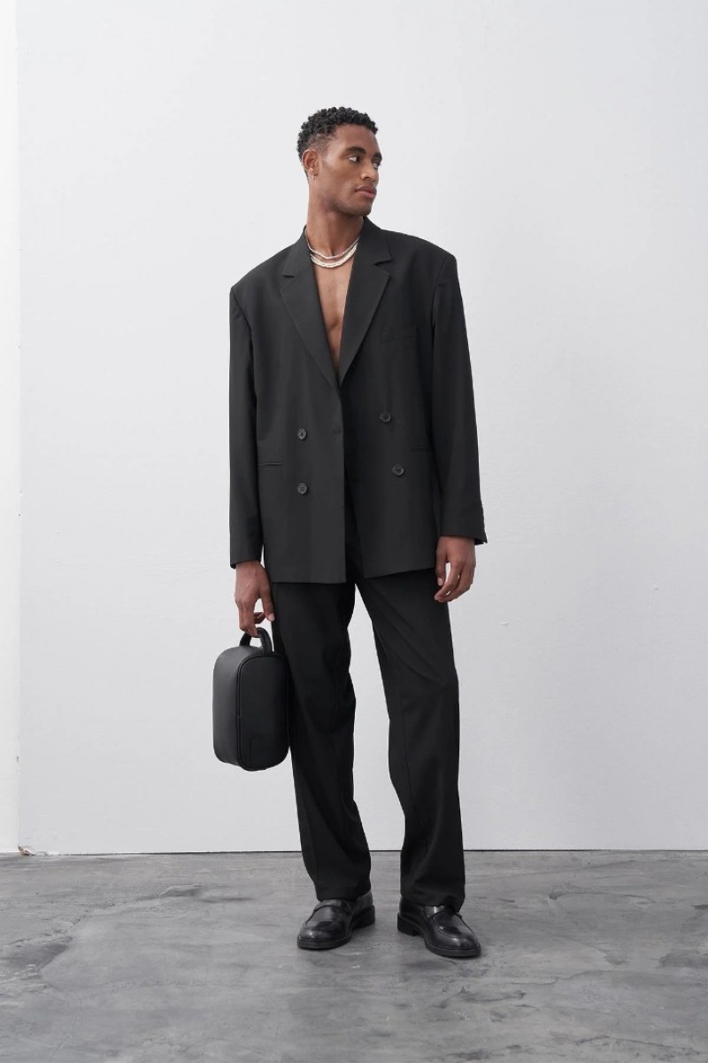 Men's Suit  - Black - 30 - 821