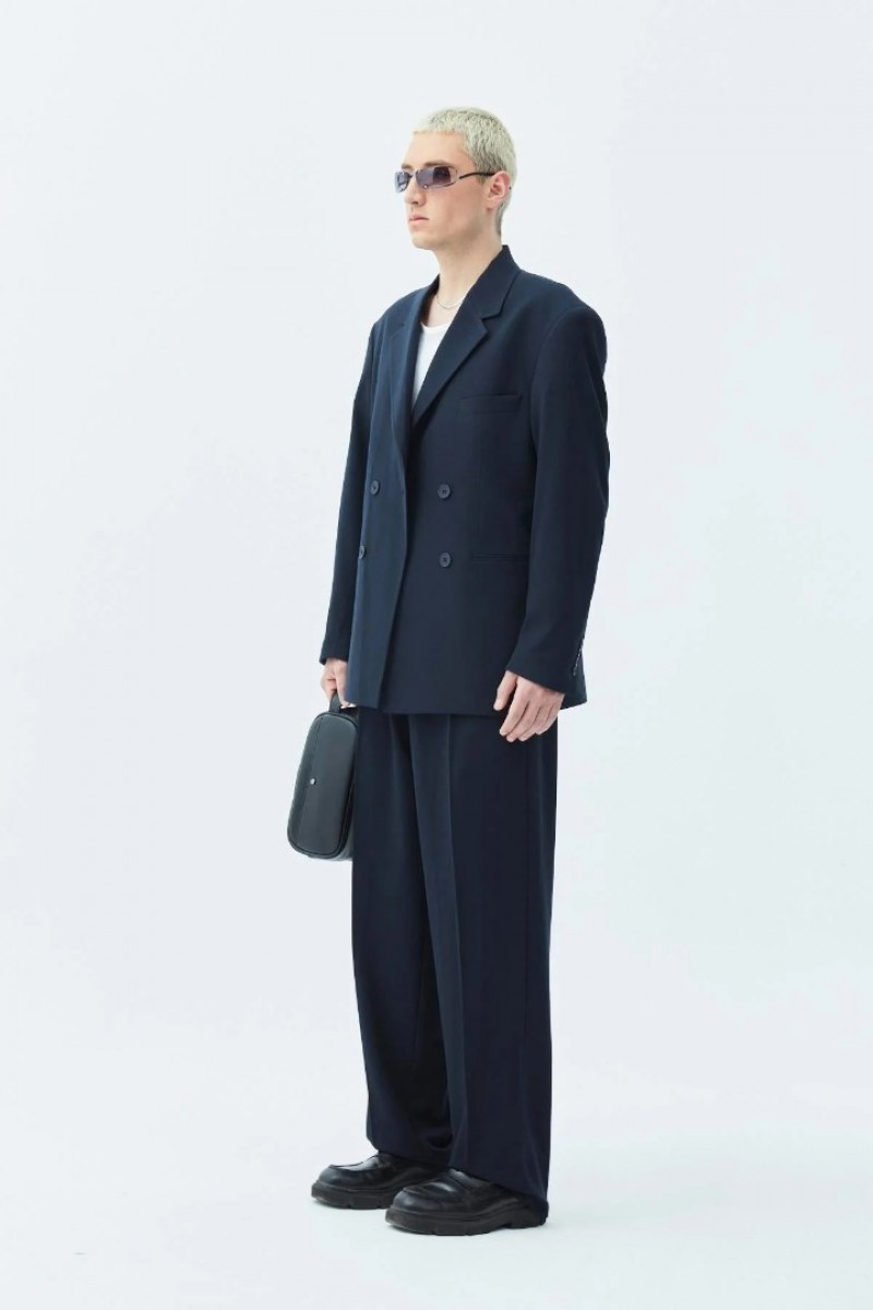 Men's Suit  - Navy Blue - 30 - 821