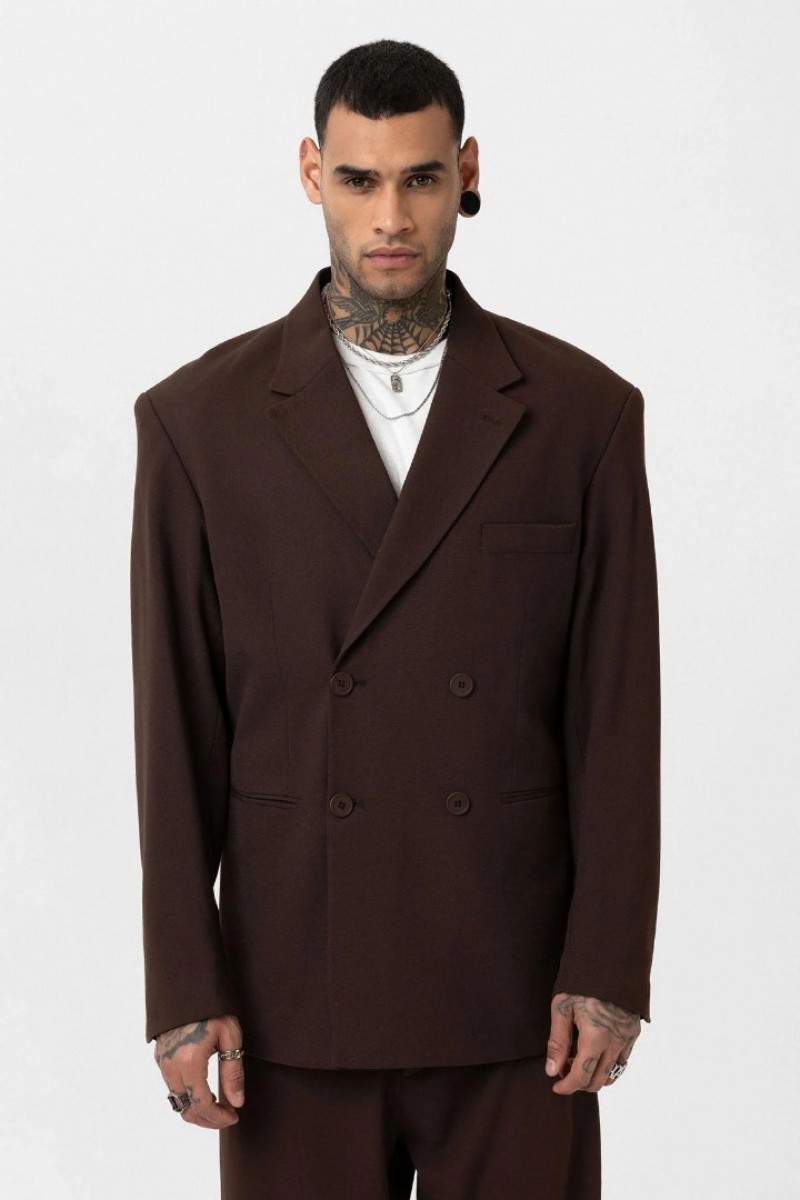 Men's Suit  - Brown - 30 - 821
