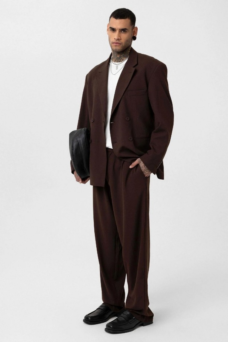 Men's Suit  - Brown - 30 - 821