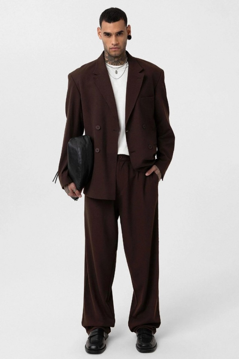 Men's Suit  - Brown - 30 - 821