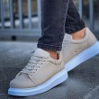 Mens Sneakers - Beige - Apollo