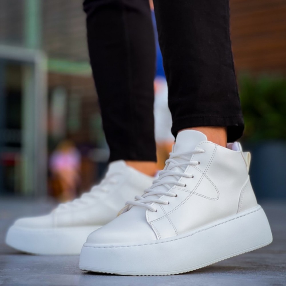 Mens Boots - White - LE10